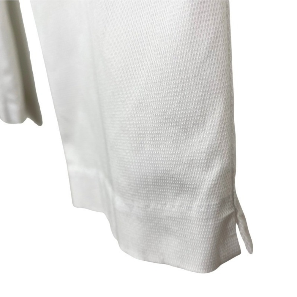 Lord & Taylor Kelly Ankle White Stretch Pants Sz 10 Slim Straight Cotton Blend - Picture 6 of 11